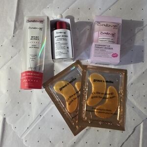 The Crème Shop & Grace & Stella Skincare Set - Gold + Pink